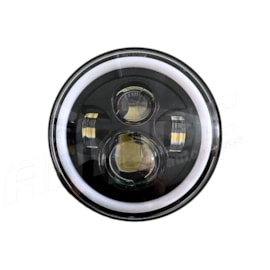 Farol Angel Eyes LED Jeep Troller Fusca Kombi Defender