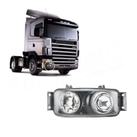 Farol Auxiliar Compatível Scania S4 Série 4 Lado Direito