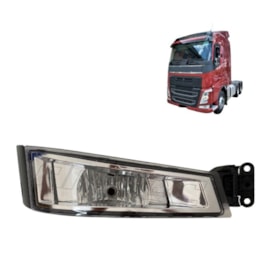 Farol Auxiliar Foco Simples Compatível Volvo FH16 LD