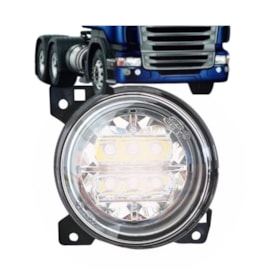 Farol Auxiliar Milha Interno LED Compatível Scania S5 PGR LD