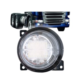 Farol Auxiliar Neblina LED Compatível Scania Série 5 PGR LD