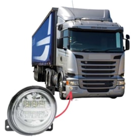 Farol Auxiliar Neblina LED Scania Série 5 S5 PGR Direito