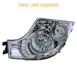 Farol Compatível MB Mercedes Actros MP4 Após 2020 Esquerdo