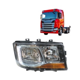 Farol Compatível Scania NTG S6 Série 6 2019 20 21 22 Direito