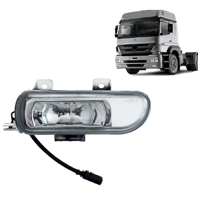 Farol de Milha Auxiliar Lado Direito para Mercedes-Benz MB Axor dos anos 2006 até 2018