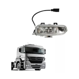 Farol de Milha Auxiliar Neblina H3 para Mercedes-Benz Axor De 2005 Até 2019 Lado Direito