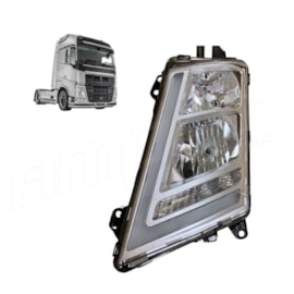 Farol Principal Compatível Volvo FH  New LED Após 2015 LD