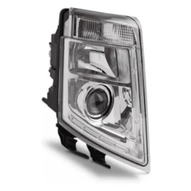 Farol Principal Dianteiro Lado Direito Contorno de Led para Volvo FH 2010 a 2020