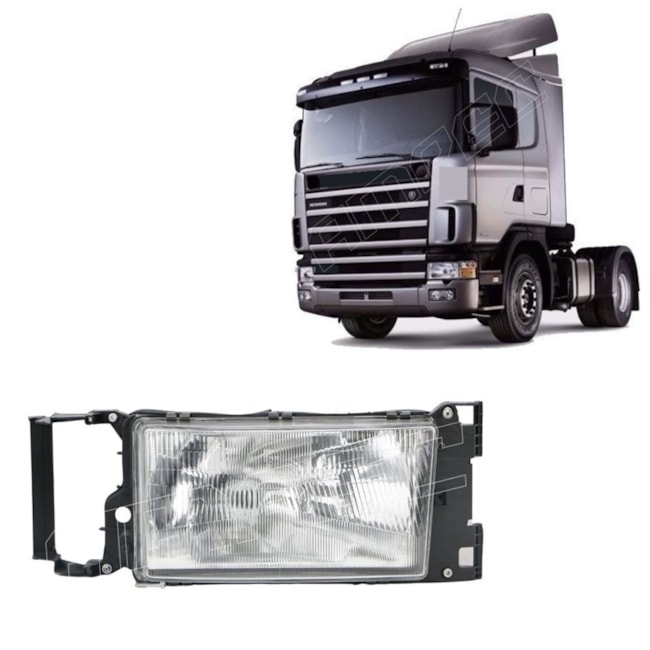 Farol Scania S4 S5 Série 4 5 Lado Direito