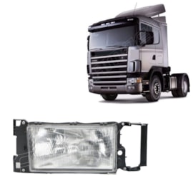 Farol Scania S4 S5 Série 4 5 Lado Esquerdo