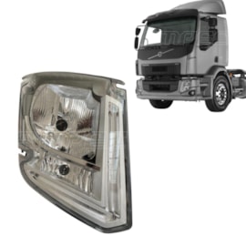 Farol Volvo VM 270 330 Após 2015 com LED Direito