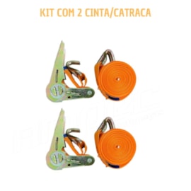 Kit 2 Cinta Catraca Amarração 800kg Carretinha Moto JetSki