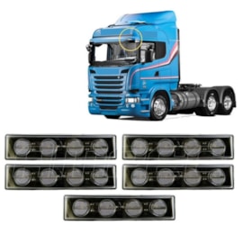 Kit 5 Lanternas Tapa Sol Scania Serie 5 S5