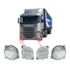 Kit Farol Auxiliar Milha Neblina Scania Serie 5 S5 LED