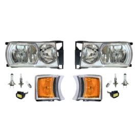 Kit Farol e Lanterna Pisca Seta Compatível Scania S5 PGR LED