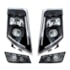 Kit Farol Principal Auxiliar Volvo FM FH 13 Masc Negra Black