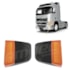 Kit Lanterna Pisca Seta Compatível Volvo FH FM 2004 Âmbar