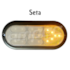 Kit Lanterna Traseira Carretinha Leds Cristal + Luz de Placa