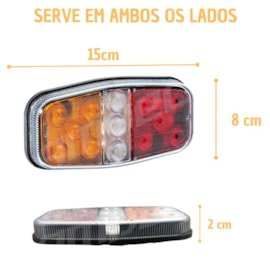 Lanterna Carretinha Canoinha Led Prova De Agua com Luz Ré