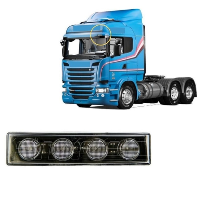 Lanterna Tapa Sol Scania Serie 5 S5