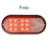 Lanterna Traseira Carretinha Universal 18 Leds Cristal