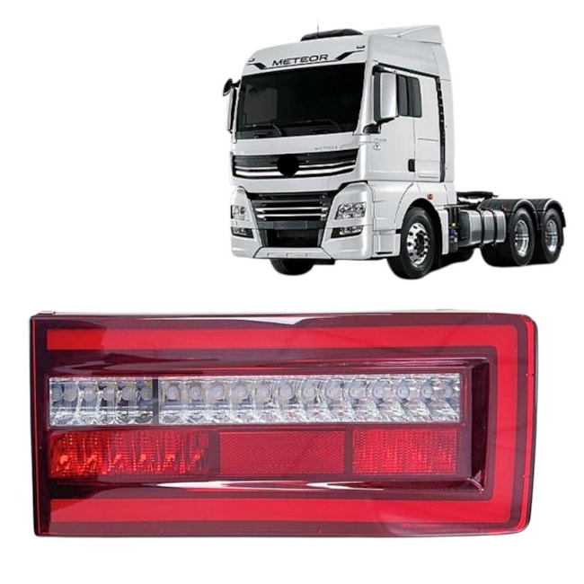 Lanterna Traseira LED 24V VW Novo Constellation Meteor LD