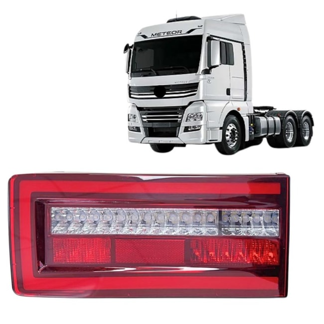 Lanterna Traseira LED 24V VW Novo Constellation Meteor LE