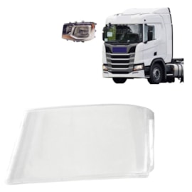 Lente para Farol Compatível Scania NTG S6 Série 6 Esquerdo