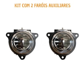 Par Farol Auxiliar Compatível Mercedes Atego Milha Neblina