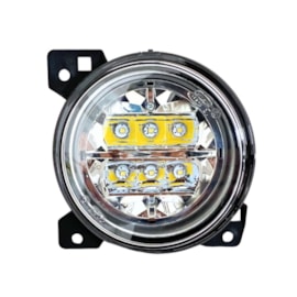 Par Farol Auxiliar Milha Interno Compatível Scania S5 LED