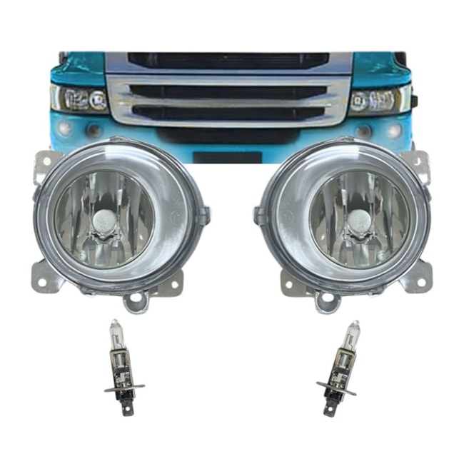 Par Farol Auxiliar Neblina Compatível Scania S5 P G R