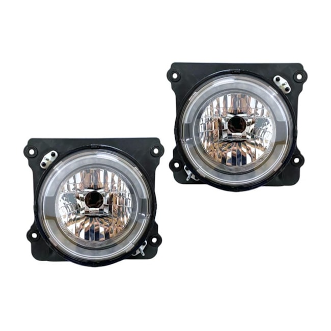 Par Farol DRL Led Compativel VW Novo Constellation Euro 6