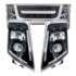 Par Farol Volvo FM FH FH13 após 2010 Máscara Negra Black