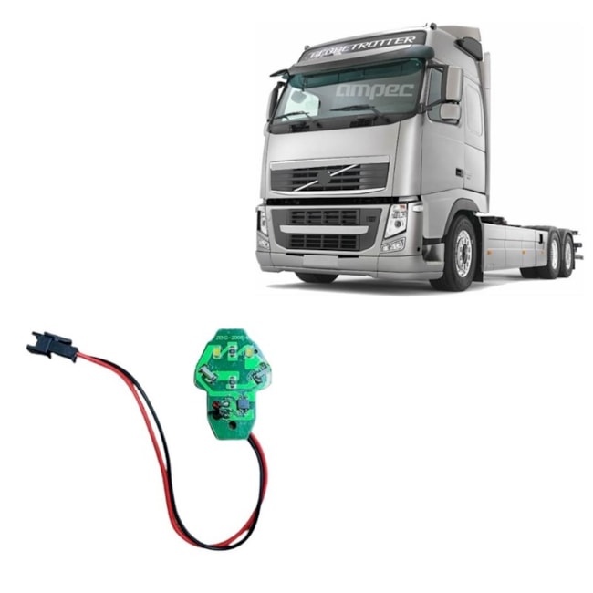 Placa LED Reparo de Farol Compatível Volvo FH FM FM13 FH13